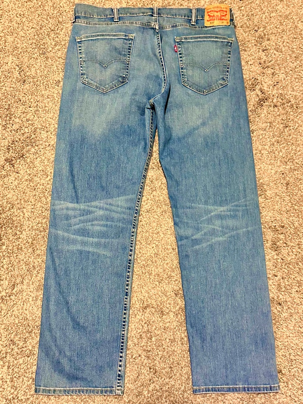 Levi's 505 Men's Light Blue Jeans and Stretch Cotton